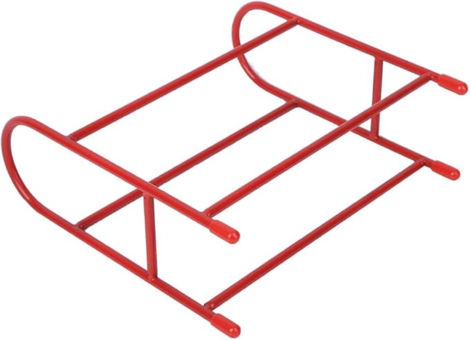 High Strength Metal RC Car Tires Storage Rack Wheels Shelf Accessory Red For 1 10 Scale - Image 1