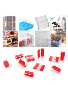 Generic 16 Pcs Acrylic Hinges,Self Adhesive Clear Hinges,Transparent Plastic Hinges,Continuous Piano Hinge Folding Hinge Tools for Cabinet,Drawer, DIY Transparent Box,Display Stand etc(30x35 mm).  - Image 4