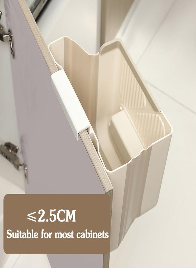 HEEJ Hanging Trash Can for Kitchen Cabinet Door, Kitchen Cabinet Hanging Bin, Collapsible Design, Multi-functional for Kitchen,RV, Bathroom (Pack Of 1 - Multicolor)(Size -26 * 26 * 6.7 CM) - Image 3
