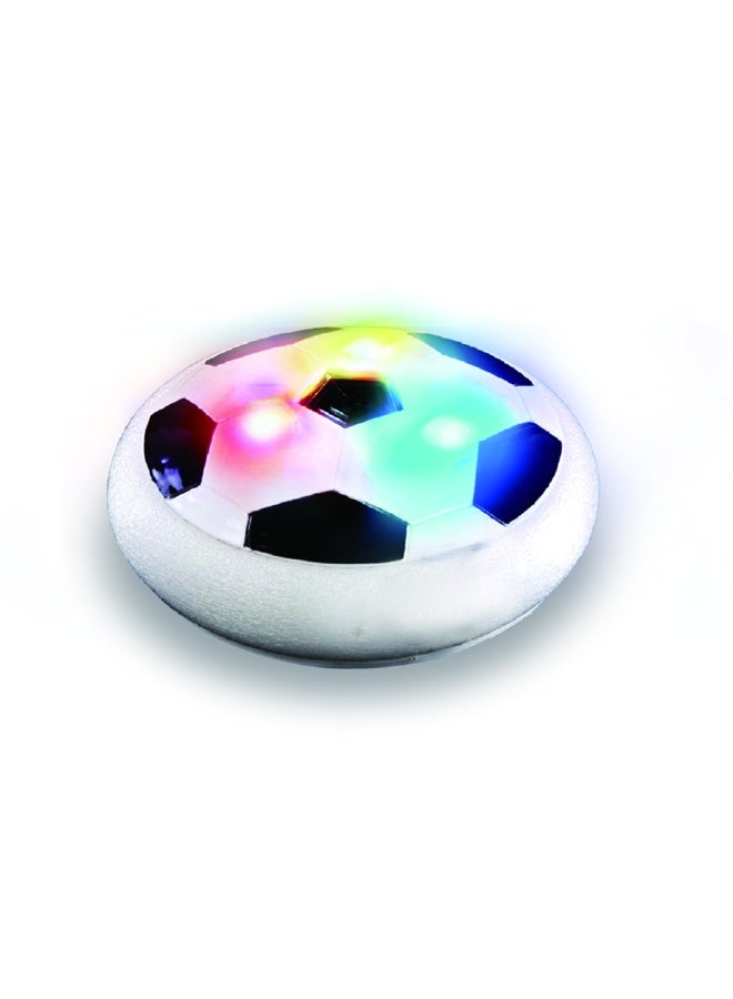 Hostfull Light Zones Air Soccer Hover Ball – Battery Operated Indoor Soccer Toy with Flash and Spin Action – Real Air Power Hovering Football with LED Lights for Kids and Teens - Image 4