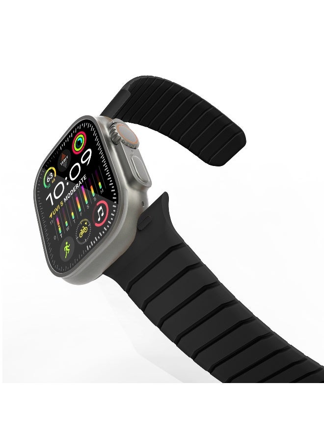 NIBEMINENT Strong Magnetic Silicone Apple Watch Band  - Image 1