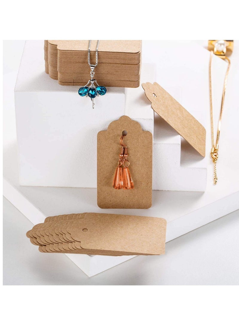 200pcs Premium Gift Tags Double Sided Available Kraft Paper Price Tags with 200 Root Natural Jute Twine Craft Tags Labels Treats Tags for Wedding  - Image 3