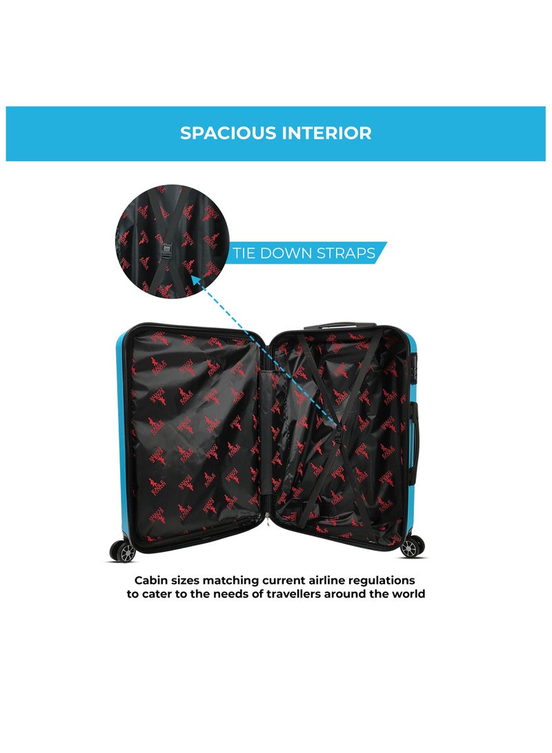 ايجل اكسبريس عربة سفر صلبة ABS EXPEDITION مقاس 24 بوصة باللون الأزرق الفاتح - Image 5