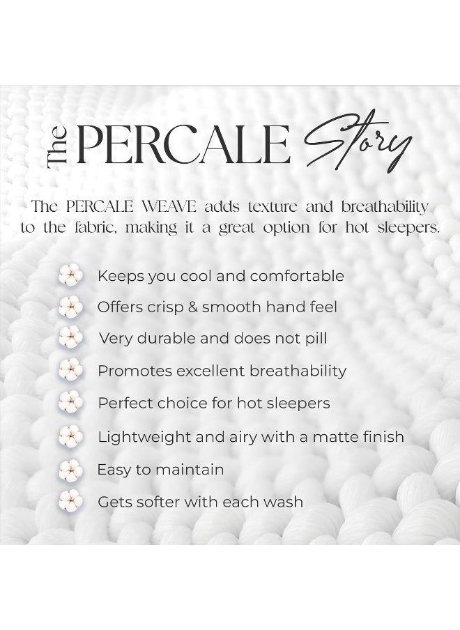Generic Purity Home Full Bed Sheet Set, 400TC 100% Cotton Bed Sheets, 4Pc Hotel Quality Pistachio Sheet Set, Skin Friendly Cooling Bed Sheets with Deep Pockets, Hotel Luxury Sheets for Full Bed  - Image 5