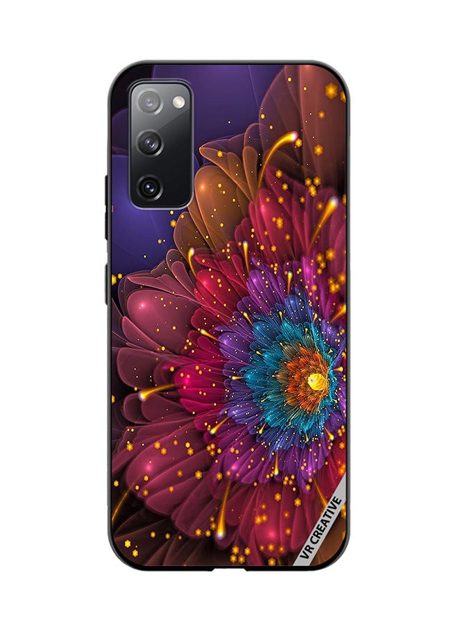 VR CREATIVE Protective Case Cover For Samsung Galaxy S20 FE 5G Flower Design Multicolour - Image 1