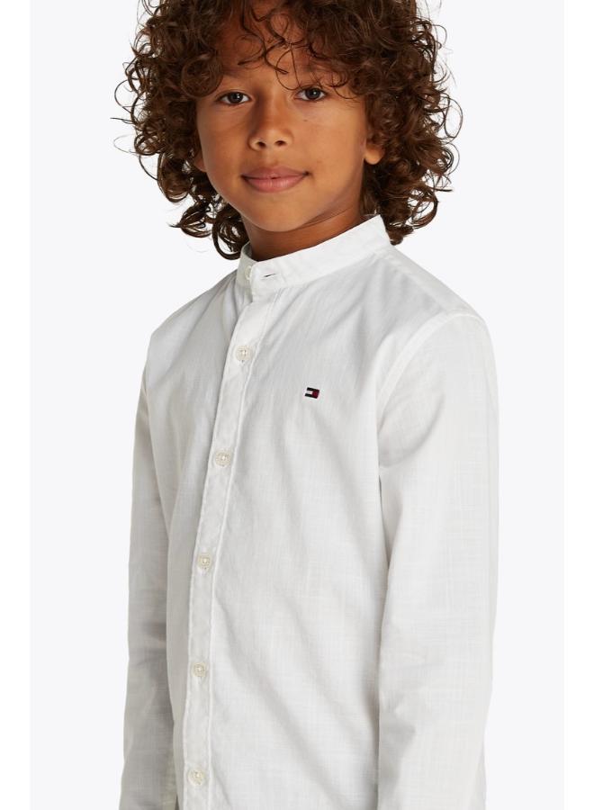 TOMMY HILFIGER MAO COLLAR REGULAR SHIRT LS  - Image 3