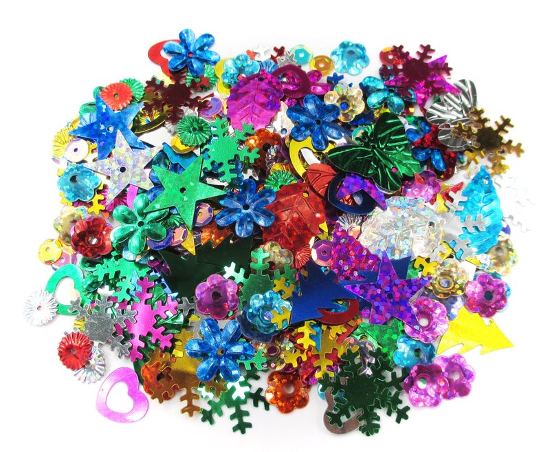 All In One Spangle Mix Assorted Color and Shape 10gram