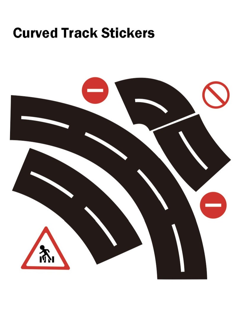 Generic Road Tape for Toy Cars - Sticks to Flat Surfaces, No Residue; 5cm wide x 5m Black Road  - Image 3
