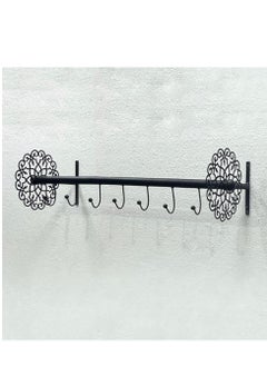 fan baytk Wall Hanger with Side Supports Black 