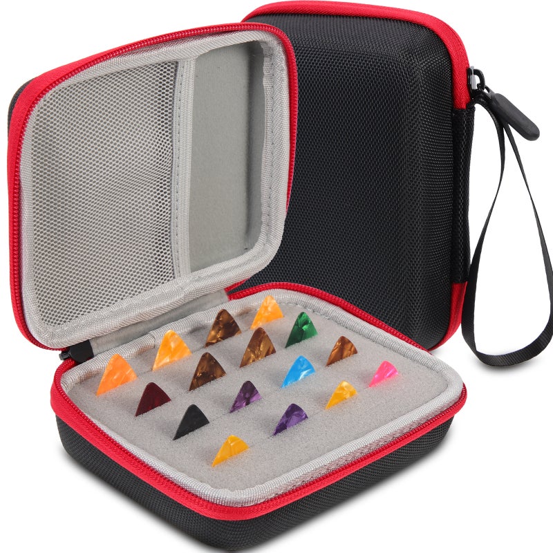 Guitar Thumb Picks, Durable Storage Case for Picks and Accessories, Portable Design - Image 1