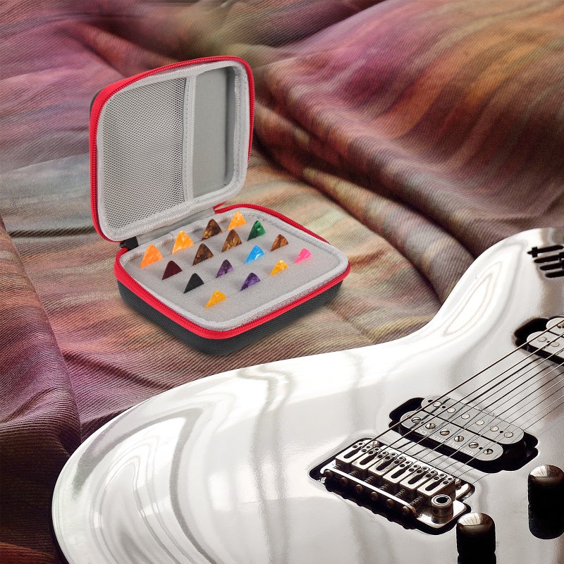 Guitar Thumb Picks, Durable Storage Case for Picks and Accessories, Portable Design - Image 5