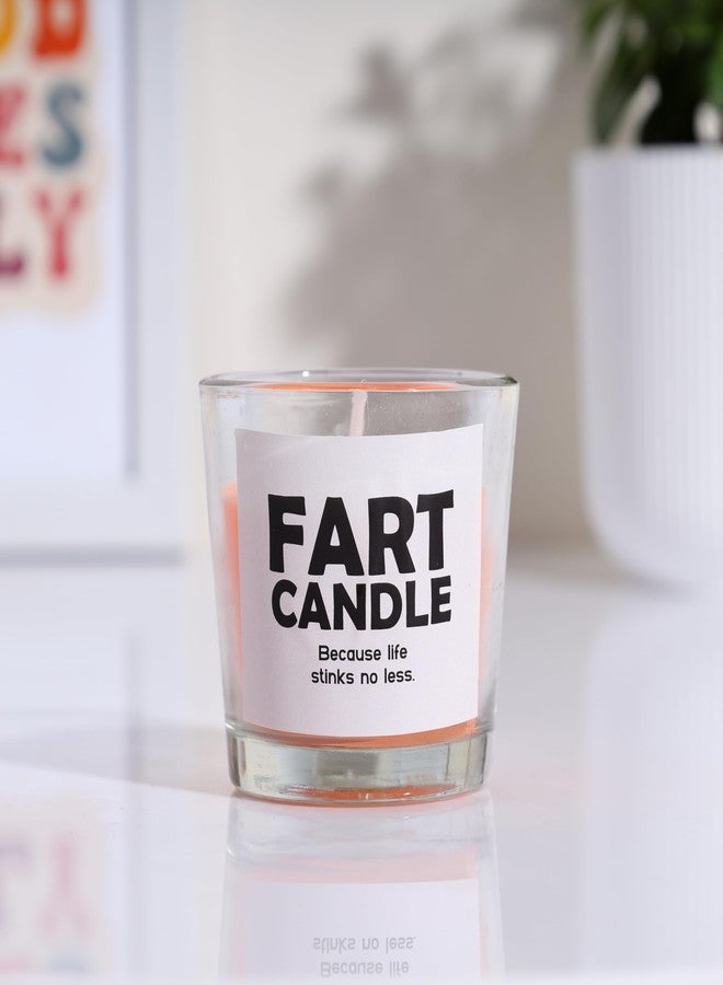 Oye Happy – Fart Candle – Funny New Year Gag Gift | Hilarious Scented Candle for Friends, Colleagues & Party Gifting | Life Stinks Joke Candles for 2026 | Prank Gift for Sarcastic People - Image 1