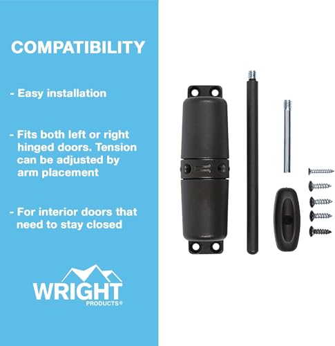 Wright Products منتجات رايت VWC50BZ، غالق عمودي، أسود - Image 4
