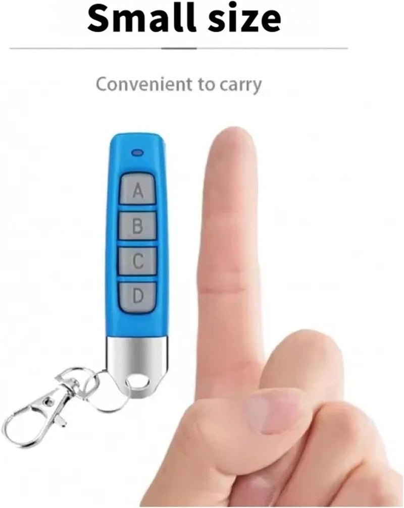 Garage Door Remote, 4-1Pc Remote Control 433Mhz Wireless Copy Controller for Car Key Garage Door Opener Clone Cloning Code Duplicator(Gray-6pcs) - Image 4