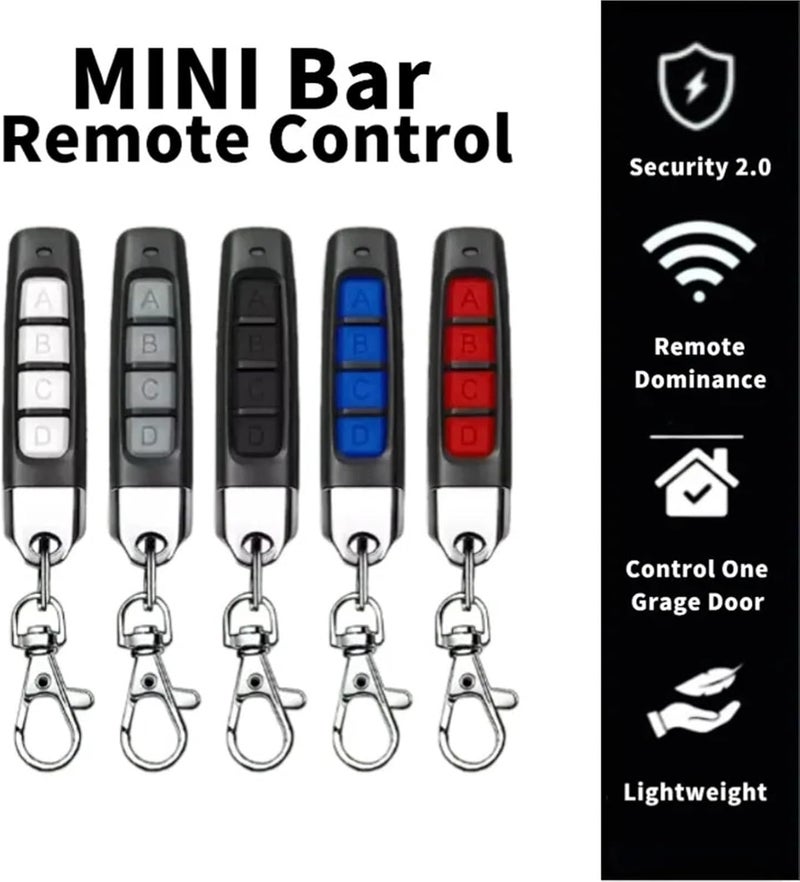Garage Door Remote, 4-1Pc Remote Control 433Mhz Wireless Copy Controller for Car Key Garage Door Opener Clone Cloning Code Duplicator(Gray-6pcs) - Image 5