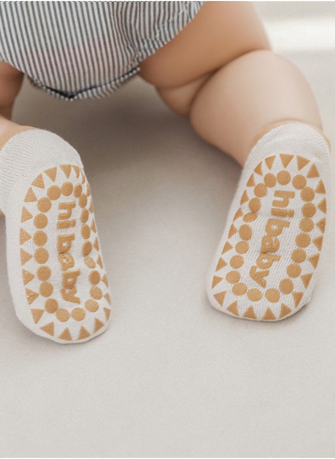 Socks 3 Pair Baby Anti-Slip Socks, Toddler Newborn Anti-Slip Socks With Grips, Anti-Slip Unisex Ankle Floor Socks 1-3 Years Old  - Image 3