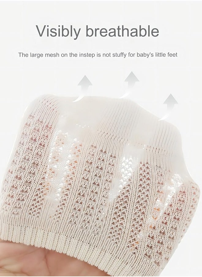 Socks 3 Pair Baby Anti-Slip Socks, Toddler Newborn Anti-Slip Socks With Grips, Anti-Slip Unisex Ankle Floor Socks 1-3 Years Old  - Image 5