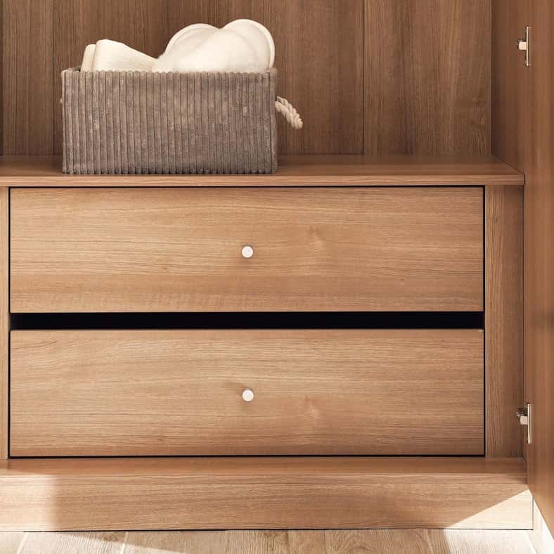 Pan Home WRENLEY 5 DOOR WARDROBE - BEIGE - Image 5