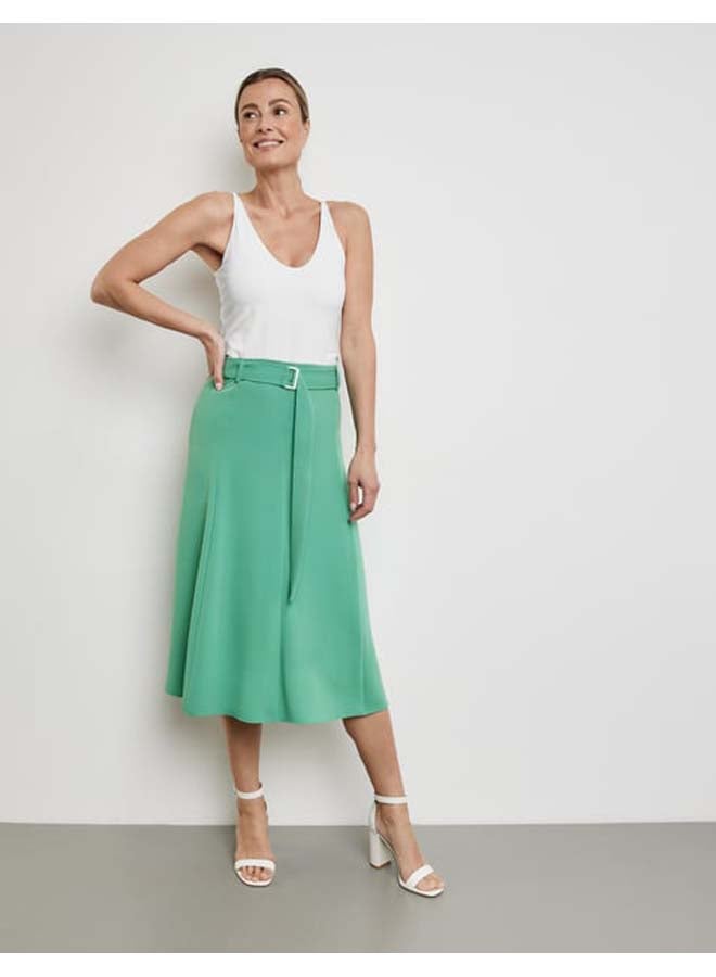 GERRY WEBER Skirt in an A-line design with a tie-around belt - Image 2