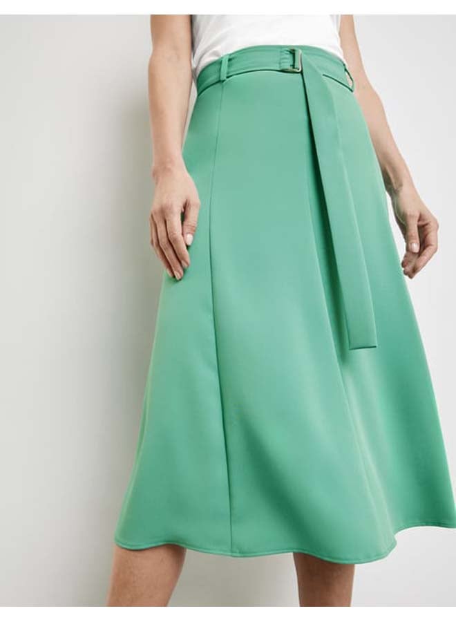 GERRY WEBER Skirt in an A-line design with a tie-around belt - Image 5