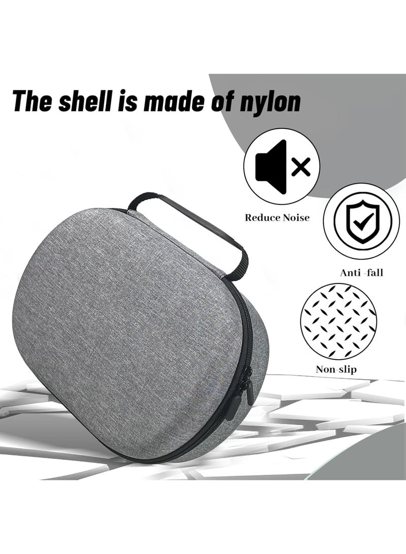 SYOSI Portable Travel Case for Vision Pro, Portable Travel Storage Bag for VR Headset and Accessories, EVA Shell with Dual Zippers, Waterproof, Shock-Resistant, Built-in Compartments, Great for Travelers - Image 4