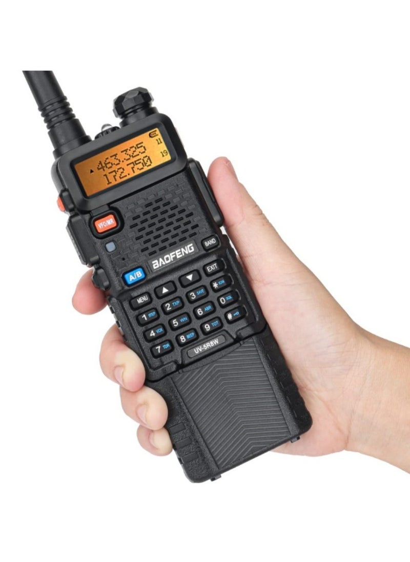 Baofeng - UV-5R Ham Radio 8W Long Range UV5R Dual Band Handheld 3800mAh Extended Battery Rechargeable Walkie Talkies for Adults with Earpiece,USB Charger and Programming Cable Full Kit - Image 1