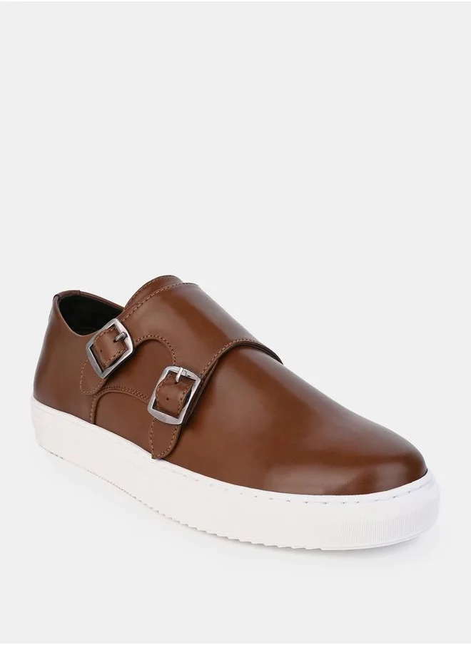 ستايلي Double Strap Buckled Flat Sole Casual Shoes