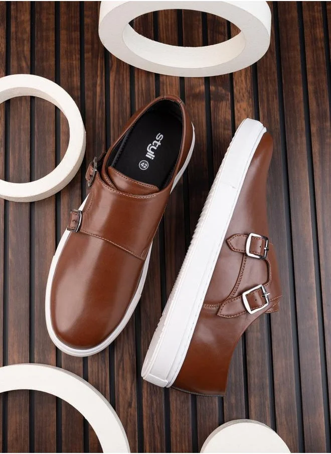 ستايلي Double Strap Buckled Flat Sole Casual Shoes