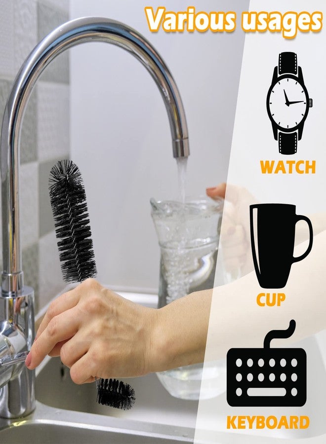 Perthlin Hummingbird Feeder Cleaning Brush 19 Pieces 3 Size Mini Nylon Tube Brush Set Double Headed Hummingbird Brush Cleaner Clean Hard to Reach Places Tiny Cleaning Brush Kit 2 in 1 Hummingbird Brush (Black) - Image 4