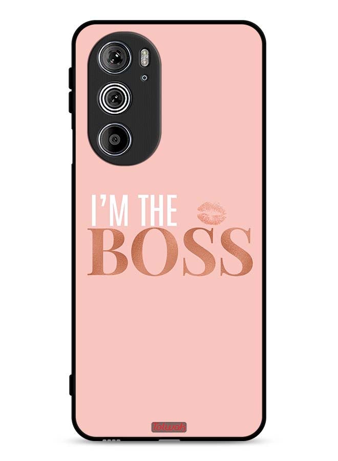 Tolwak Motorola Edge 30 Pro Protective Case Cover I Am The Boss - Image 1