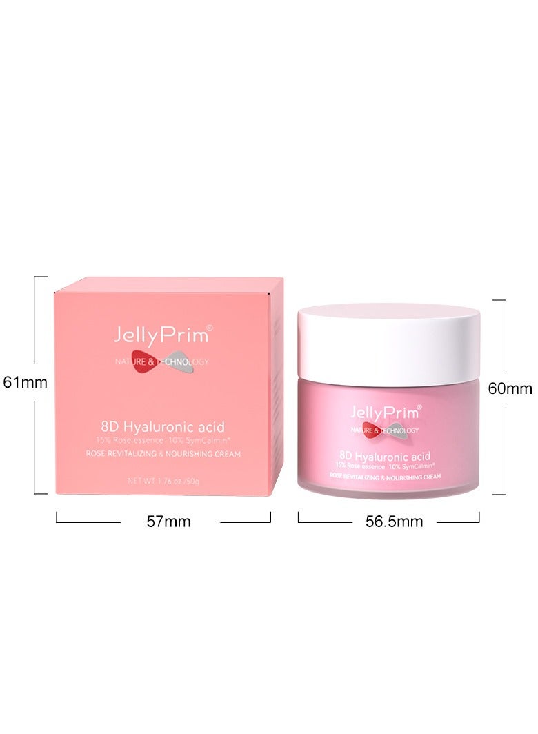 JellyPrim ellyPrim fades facial fine lines and brightens skin tone, hydrating and moisturizing cream 50g - Image 1