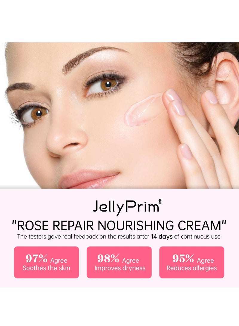 JellyPrim ellyPrim fades facial fine lines and brightens skin tone, hydrating and moisturizing cream 50g - Image 3