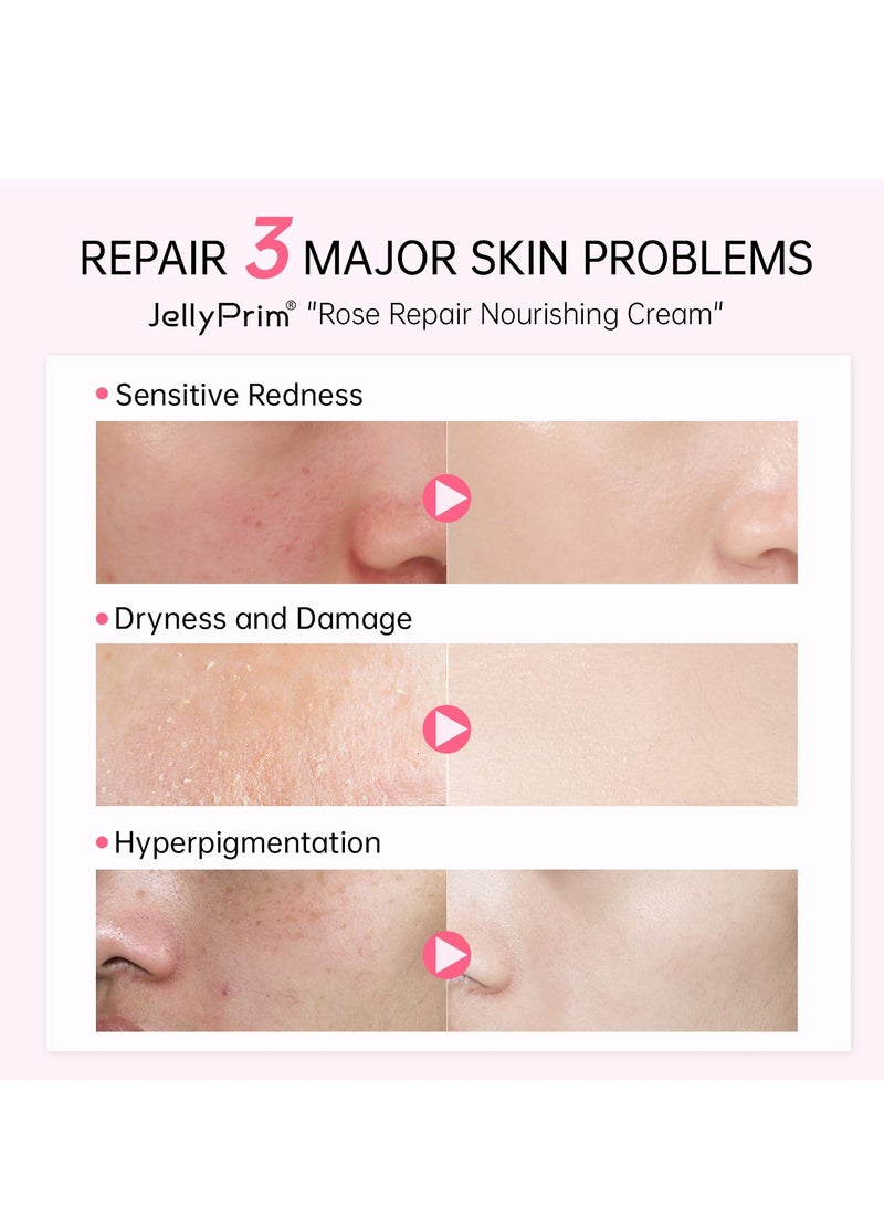 JellyPrim ellyPrim fades facial fine lines and brightens skin tone, hydrating and moisturizing cream 50g - Image 4