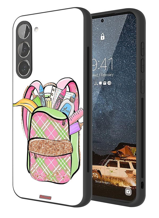 Tolwak Samsung Galaxy S23 Plus 5G Protective Case Cover Unicorn Girl Bag - Image 1
