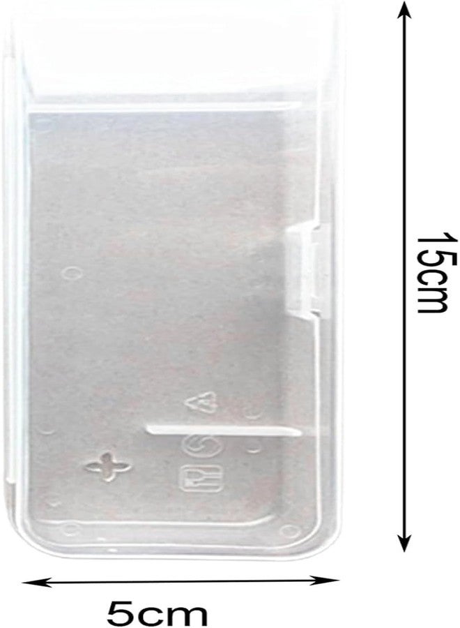 Jizlan 1Pc White Transparent Shaving Box for Shaver Razor, Razor Protector Plastic Box Cover Container Storage for Manual Razor System Shaver Accessories - Image 3