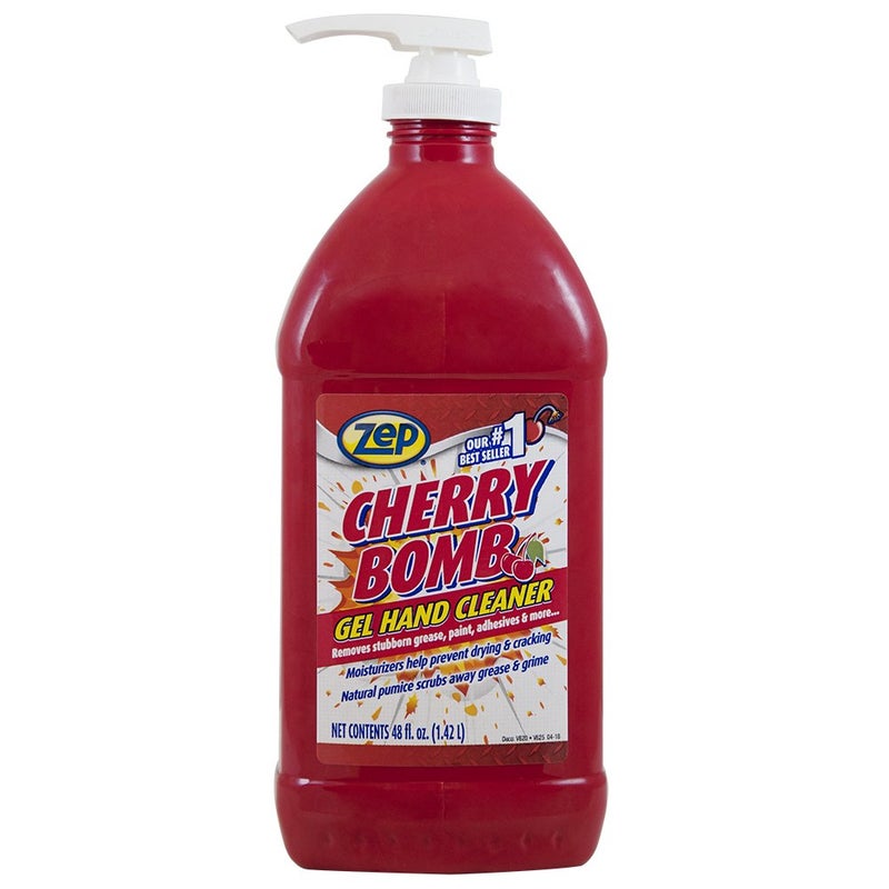 Zep Cherry Bomb Hand Cleaner (Ca) 48 ounce ZUCBHC48CA, Red