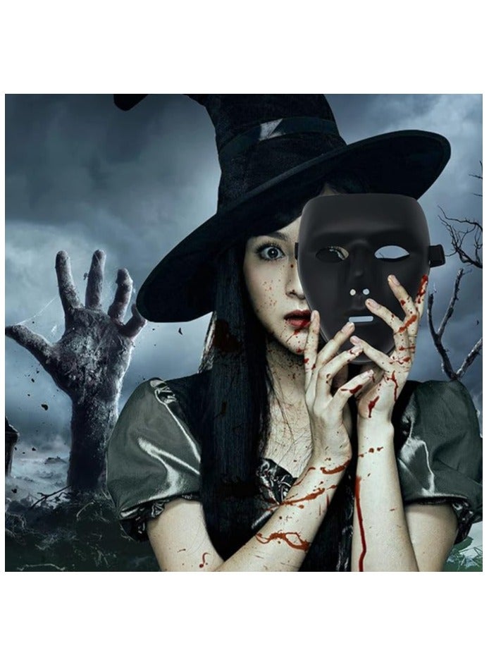 A-SZCXTOP Halloween Masks,Full Face Hacker Anonymous Masks Street Dance Ghost Step Mask for Adults Kids Child,Halloween Costume Cosplay Party Masks Props Accessory - Image 2