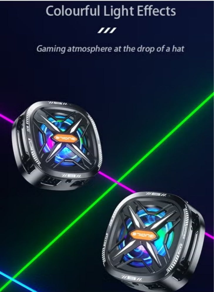 مبرد هاتف مغناطيسي بمشبك - تحكم في درجة الحرارة بثلاث سرعات، شاشة رقمية، مروحة منخفضة الضوضاء - Image 3