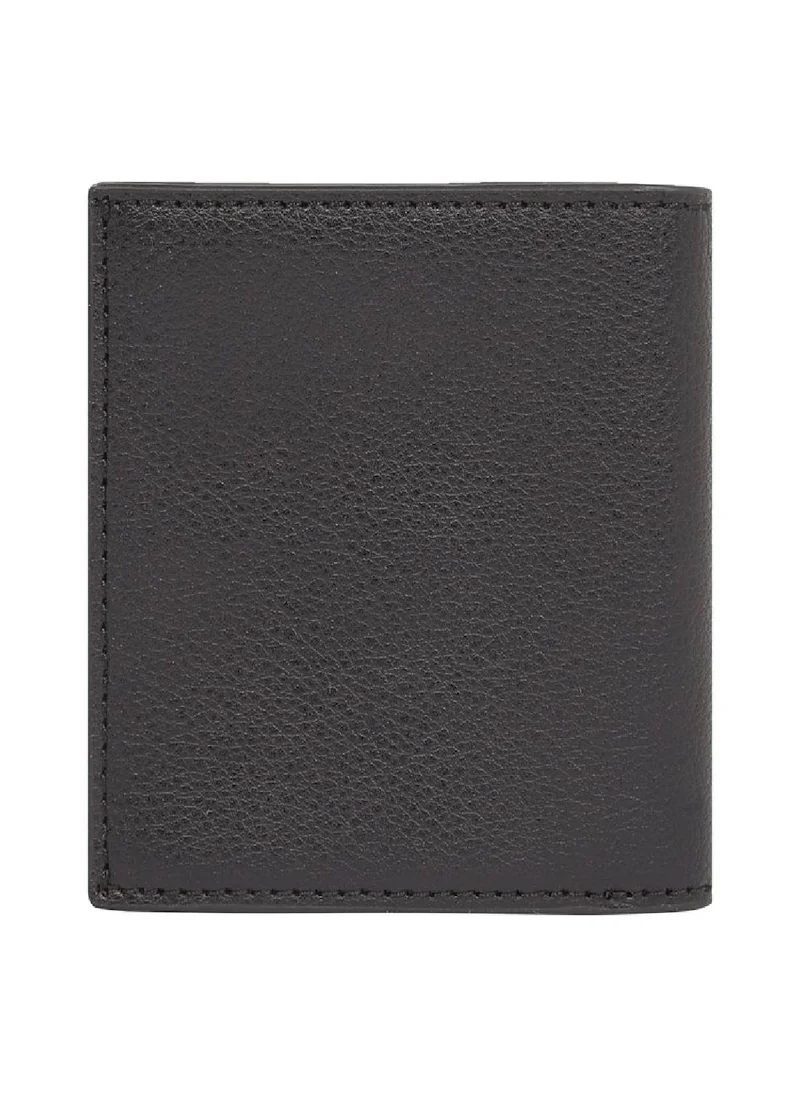 TOMMY JEANS Men's Heritage Bifold Wallet - Leather, Black