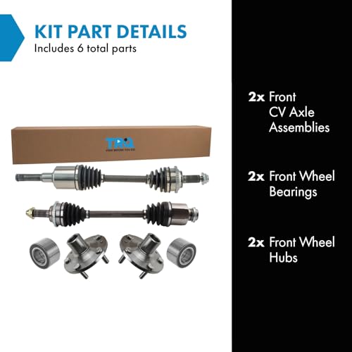TRQ Drivetrain Kit Front Compatible with 2010-2012 Ford Fusion 2010-2011 Mercury Milan - Image 2