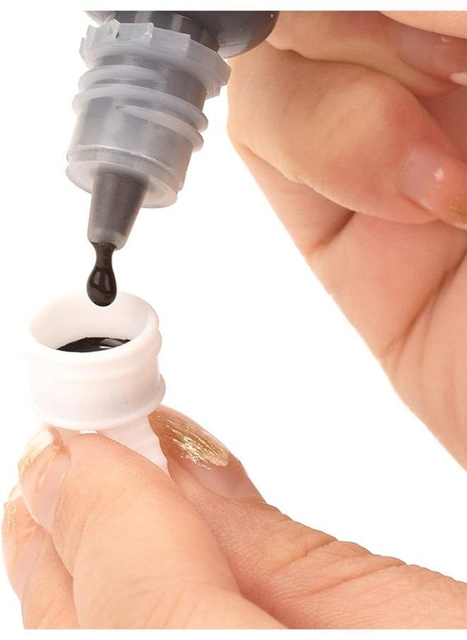 Biotouch 2PCS Eyebrow Pigment For Eyebrows/Brows - Micro pigments - Microblading pigments PMU - Machine Use - Medical Grade - No Mixing eyebrow pigment for shading For Professionals Only, Dark Coffee 1/2 oz  - Image 4