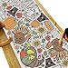 Tiny Expressions Thanksgiving Coloring Tablecloth for Kids Rolled Not Folded 30 x 72 Giant Coloring Banner to Color Thanksgiving Activities for Kids - Image 3