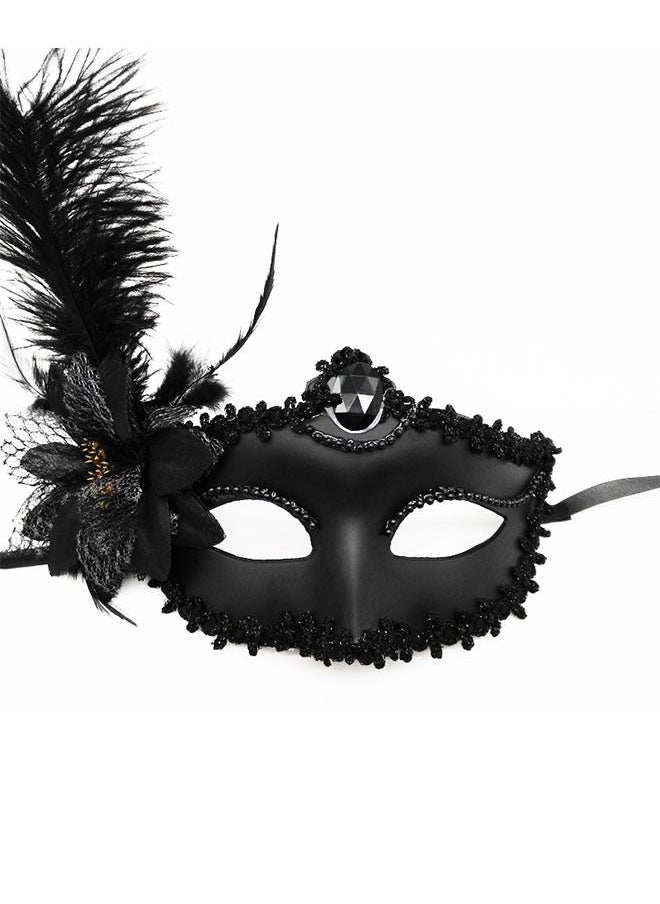 ZCM-HAPPY Set of 2 Masquerade Ball Delicate Masks  - Image 2