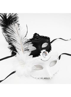 ZCM-HAPPY Set of 2 Masquerade Ball Delicate Masks  - Image 1