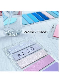 Accessorize Kingdom Sticky Tabs, 1200 Pcs Annotation Supplies, Book Mark Sticky Notes, Stationary Items, 60 Different Colors, Repositionable, and Writable (1200 Pcs)  - Image 2