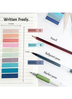 Accessorize Kingdom Sticky Tabs, 1200 Pcs Annotation Supplies, Book Mark Sticky Notes, Stationary Items, 60 Different Colors, Repositionable, and Writable (1200 Pcs)  - Image 3