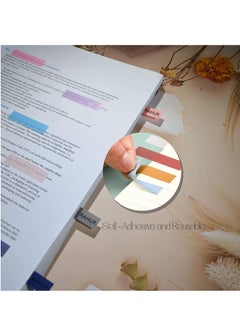 Accessorize Kingdom Sticky Tabs, 1200 Pcs Annotation Supplies, Book Mark Sticky Notes, Stationary Items, 60 Different Colors, Repositionable, and Writable (1200 Pcs)  - Image 4