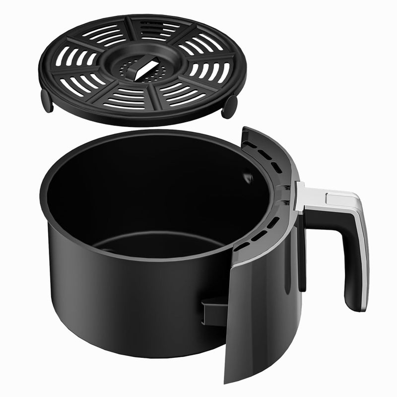 Croask Air Fryer Basket and Crisper Plate for Ninja AF101,Accessories for Ninja AF100 Air Fryer,4QT Replacement Basket,Non-Stick Replacement Parts - Image 1