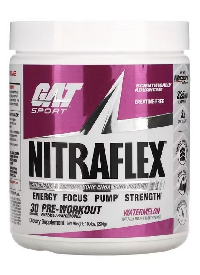 GAT Sport NITRAFLEX Watermelon 10.4 oz 294 g  - Image 1