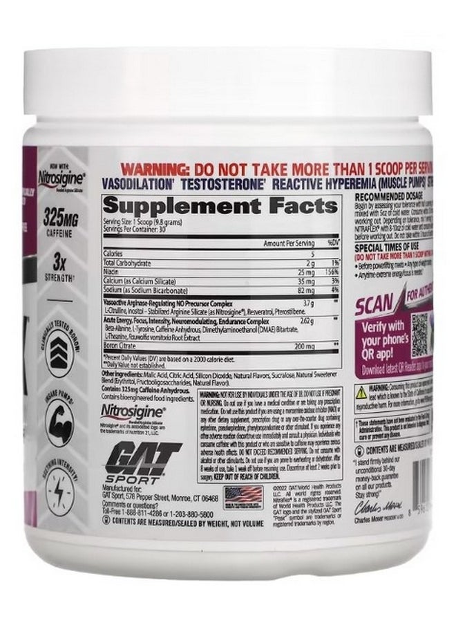 GAT Sport NITRAFLEX Watermelon 10.4 oz 294 g  - Image 2